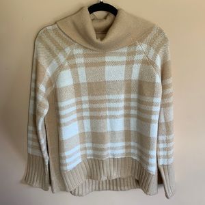 NWOT Alison Andrews Cowel Neck Sweater - Size S